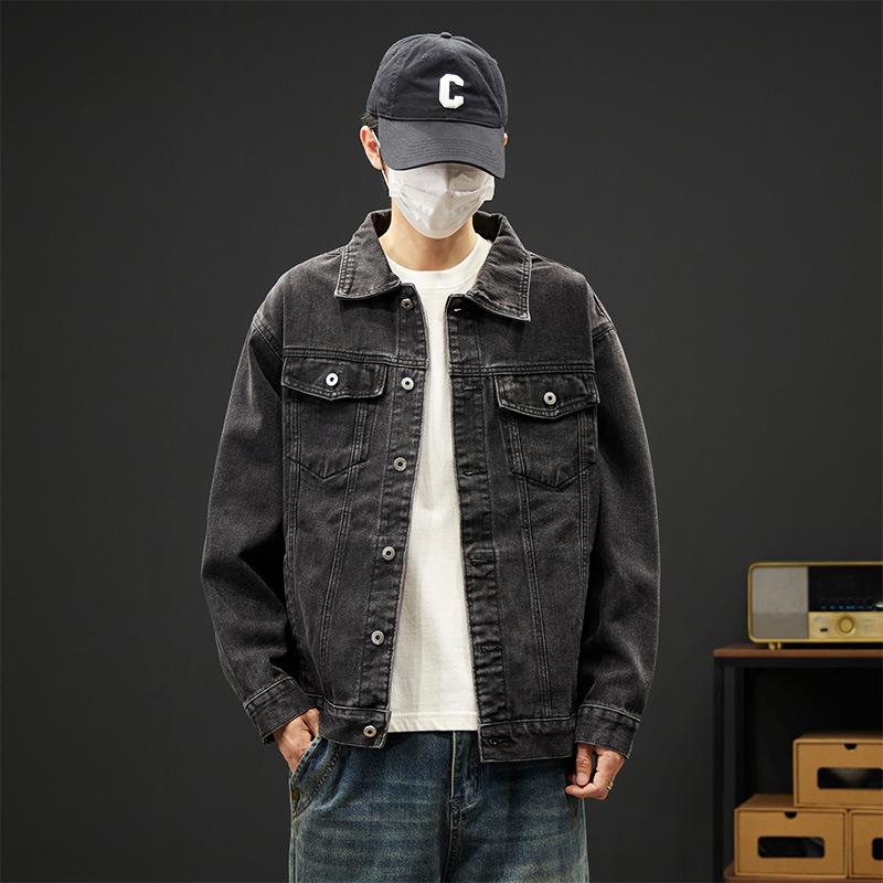 

Men s Autumn American Ruffian Men s and Women s Handsome Loose Denim Jackets Men s Jackets Loose Jackets 3XL