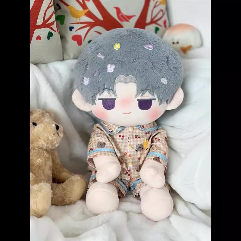 40cm Cotton Doll Pajama Set - Sleepy Print Replacement Clothes