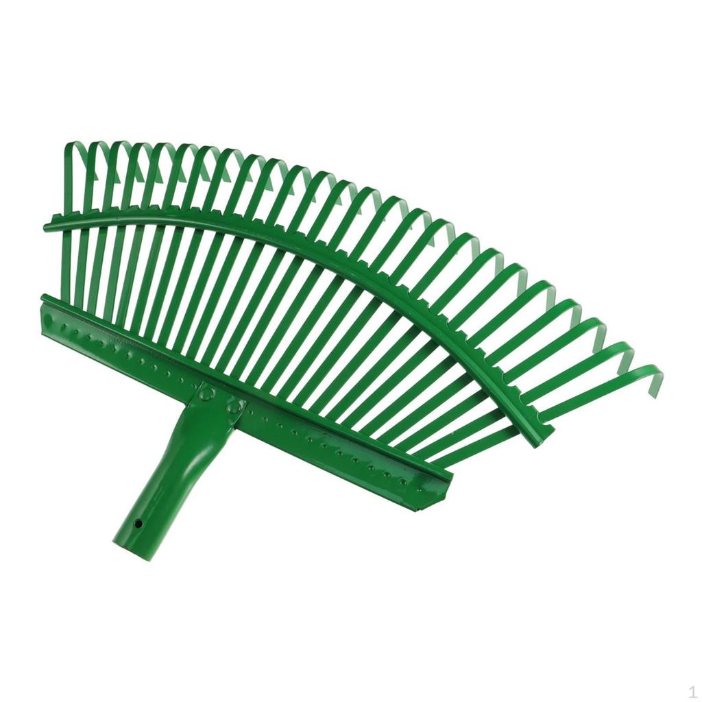 Leaf Rake Head Garden Only High Carbon Steel Cleaning Debris Gardening Tool Hand for