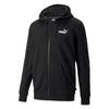 ESS+ Tape Full-Zip Hoodie 68% Cotton 32% Polyester Black