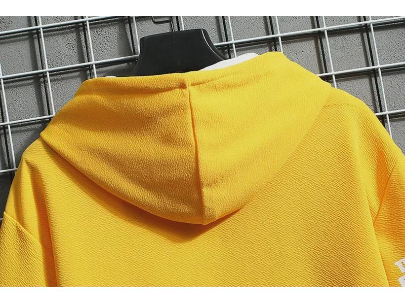 Pánská slim fit mikina na zip s kapucí - Korejský styl jarní/letní ležérní nošení