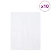 Rectangular Tile 10 Pcs White 29 X 23 X 0.08 Cm