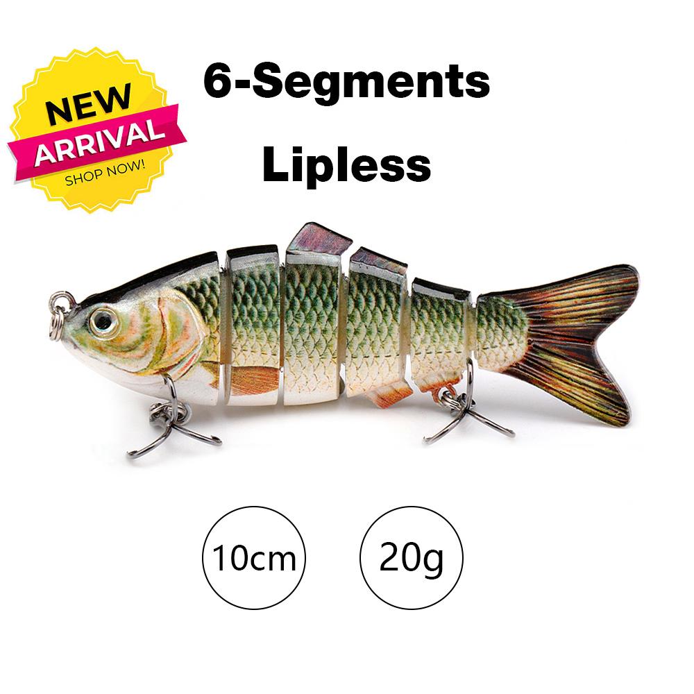 10cm/12.5cm Pike Wobblers for Fishing Artificial Bait Hard Multi Jointed Swimbait Crankbait Lifelike Fishing Lure Tackle