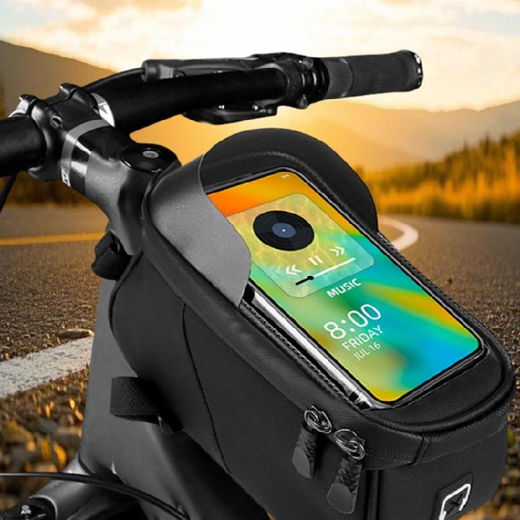 Leichtgewichtige Querstangen-Handy-Aufbewahrungstaschen Schnell lösbare Fahrrad-Vorderrohr-Tasche Fahrradrahmen-Vorderrohr-Tasche