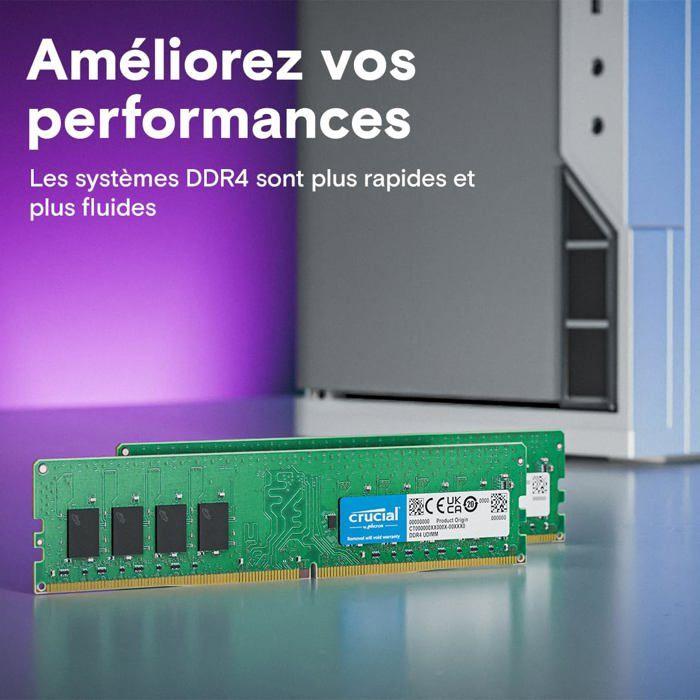 DDR4-3200 MT/s minne (PC4-25600) CL22 DRX8 UBUFFERT DIMM 288P 32GB - Svart