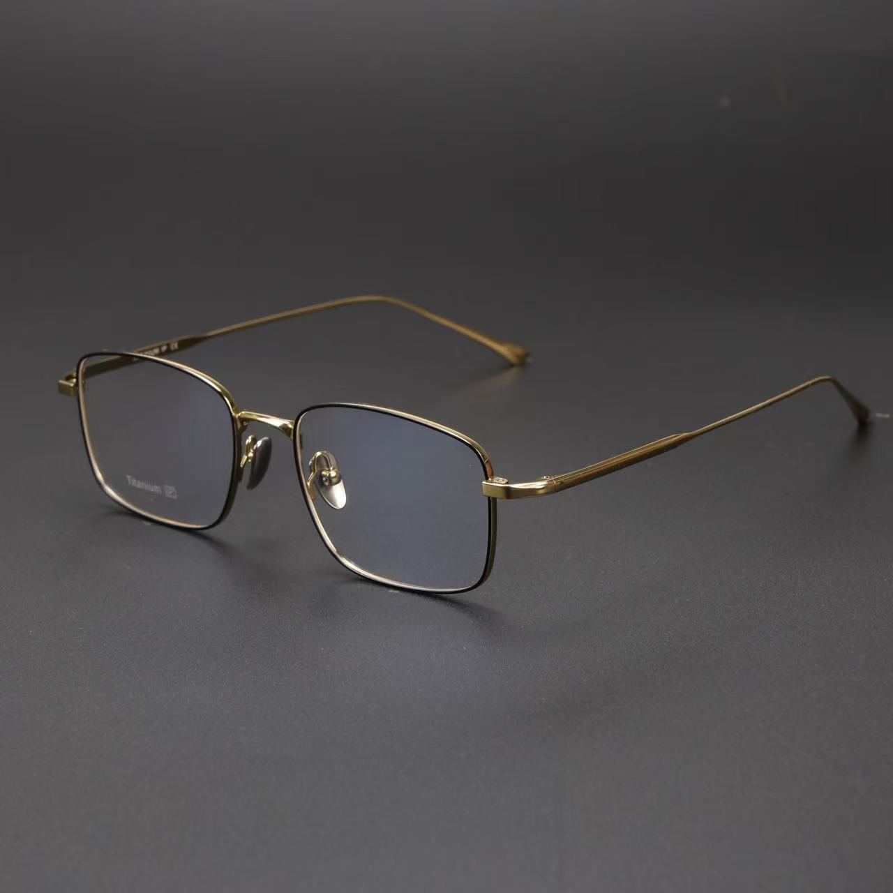 Pure Titanium Retro Round Ultra-light Anti-blue Light Eyewear Frame Eyeglass Frame for Unisex