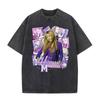 Vintage TV Character Pop Star Singer Hannah Montana T Shirts Unisex Women Fashion Aesthetic Washed Short Sleeve Tshirts Streetwear