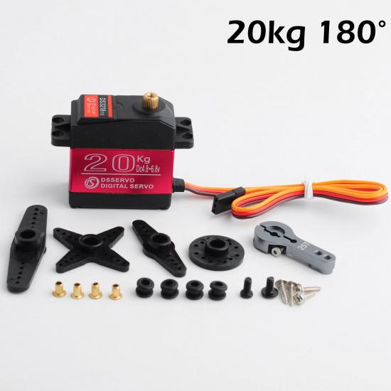 DS3218 PRO Waterproof Servo 20KG 180 270 Degree High Speed servo Metal Gear Digital Servo RC Servo for 1/8 1/10 Scale RC Cars