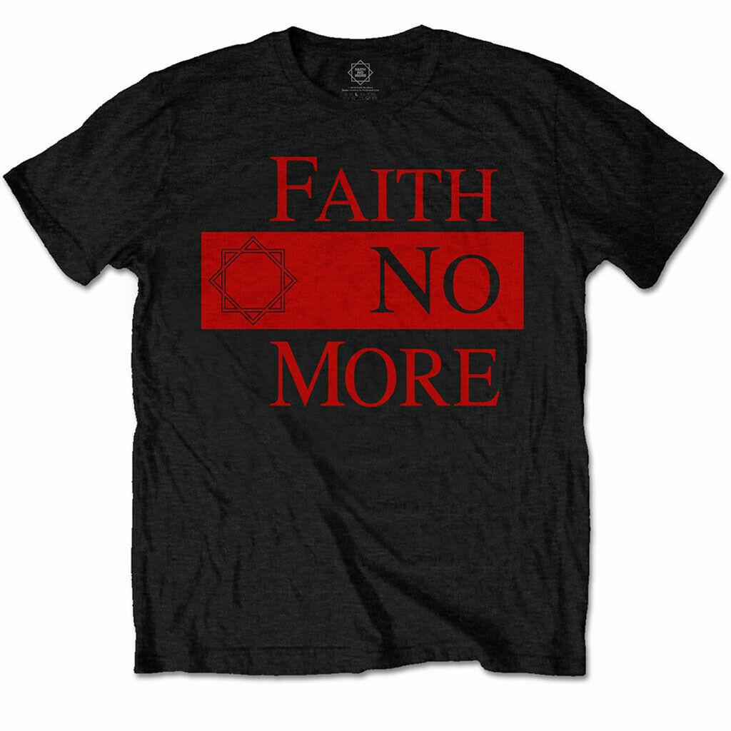 Official Faith No More Star Logo Mens Black T Shirt Faith No More Tee