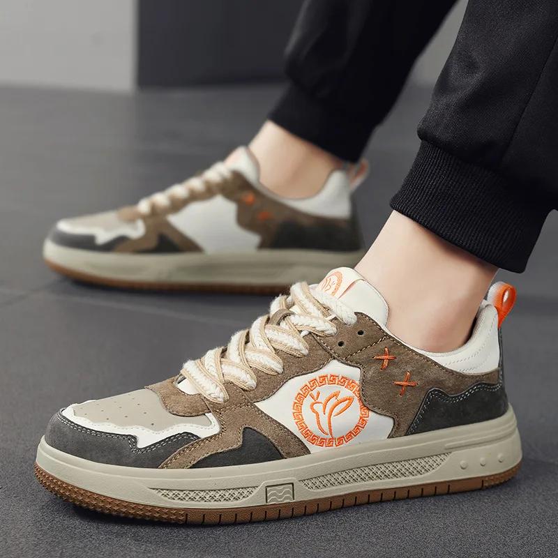 Мужские кроссовки для крикета осень/зима новые из натуральной кожи матовые низкие — фото 5