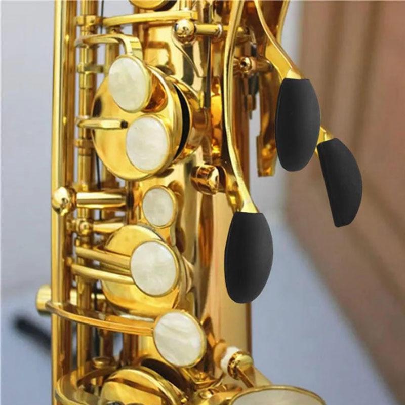 Black Silicone Thumb Rest for Saxophone Key Raisers Mica Key Pins for Saxophone Saxophone Key Pads and Accessories