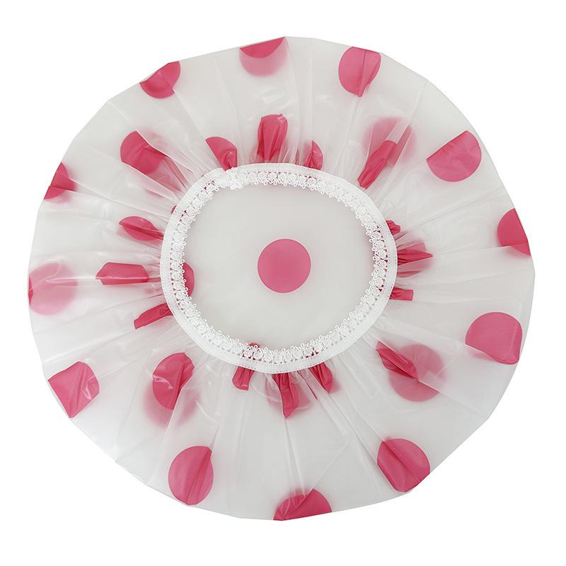 Reusable Waterproof Elastic Shower Cap for Women - Spa & Salon Hair Protection