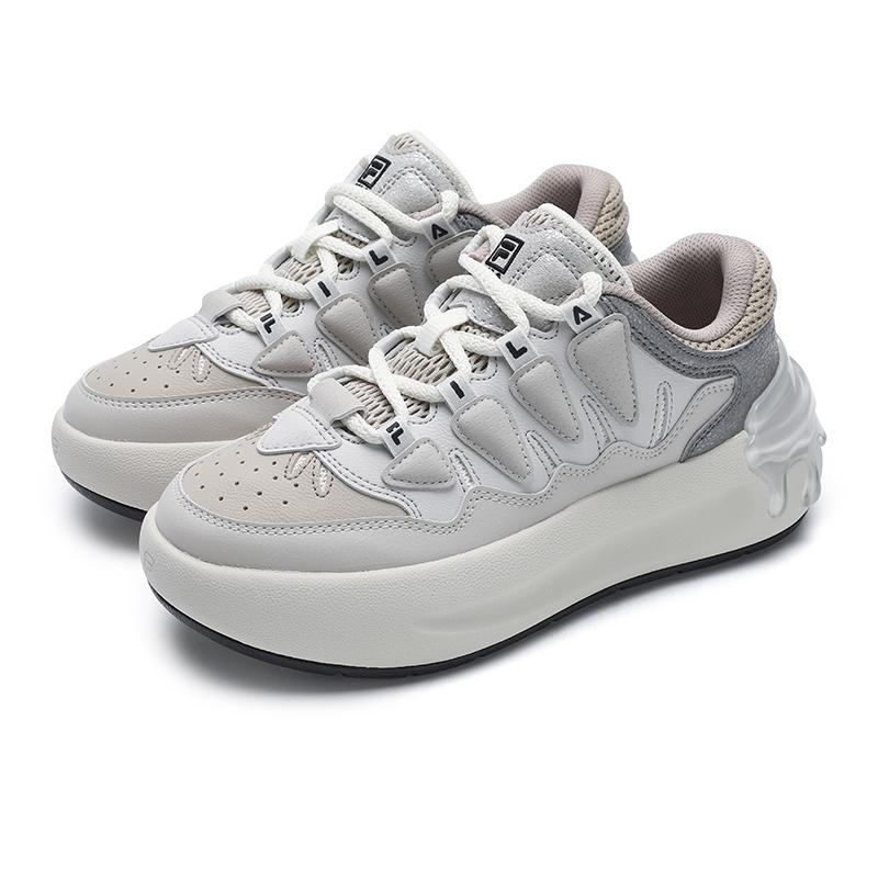 Fila Carrot 1 Lightweight Breathable Fashionable Versatile Simple Comfortable Casual Low-Top Sneakers Women Sneakers Antarctic-Gray F12W531213FHA