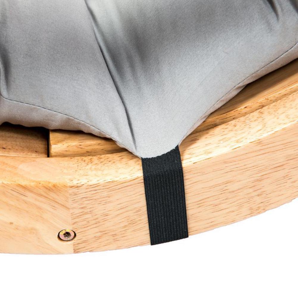 Suede Sun Lounger Chair Cushions Non Slip Rocking Chair Cushion Garden Recliner Quilted Thick