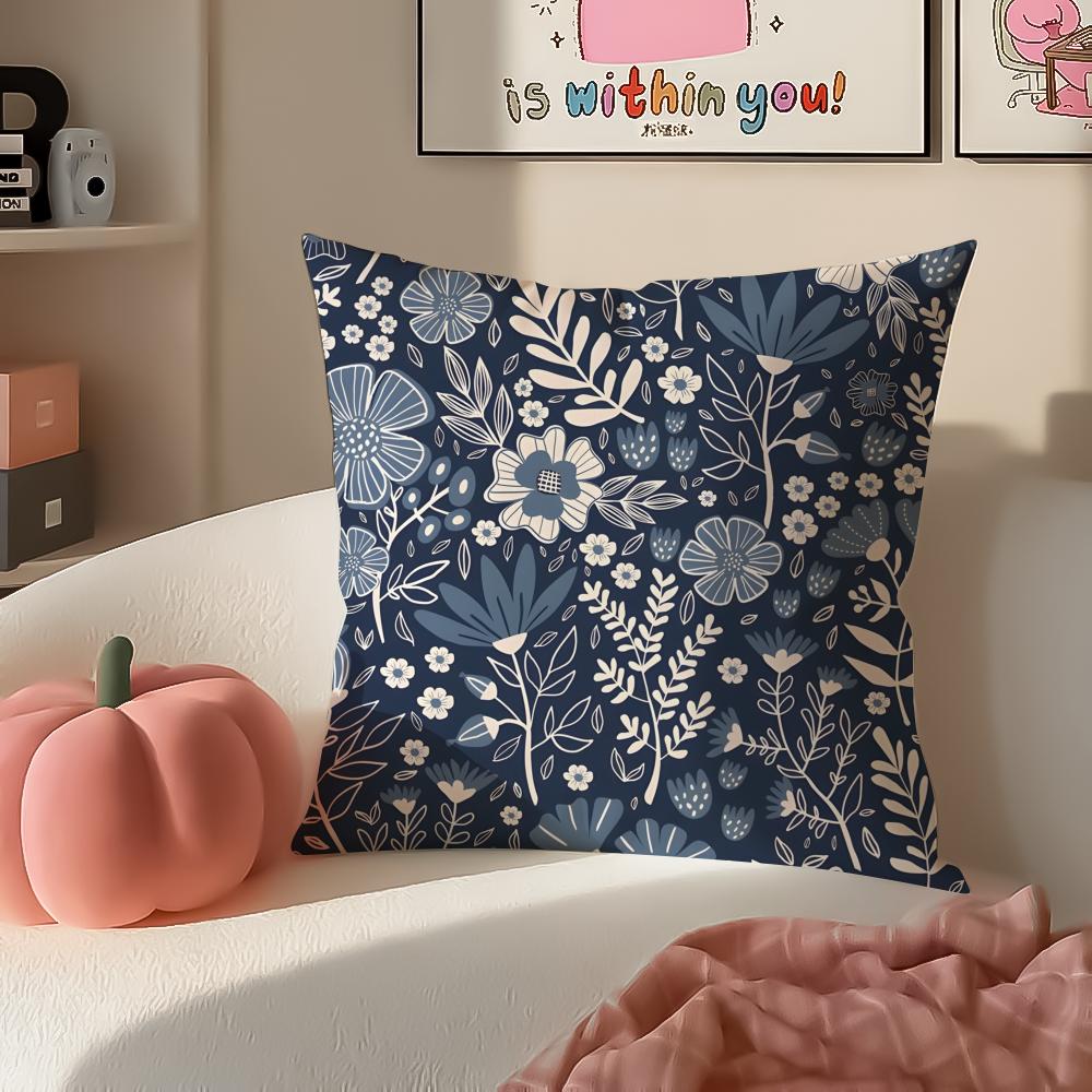 Vibrant Intricate Indonesian Art BBadik Indonesia Cushion Cover Pillowcase Short Plush Invisible zipper Room Sofa Cushion Cover