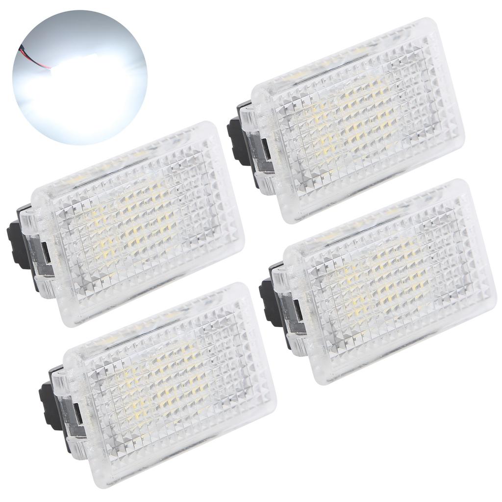 4 Stück Auto Fußraumleuchte Ultra Helle Atmosphärenlampe Ersatz für Tesla Model 3 2018‑2021Weiß