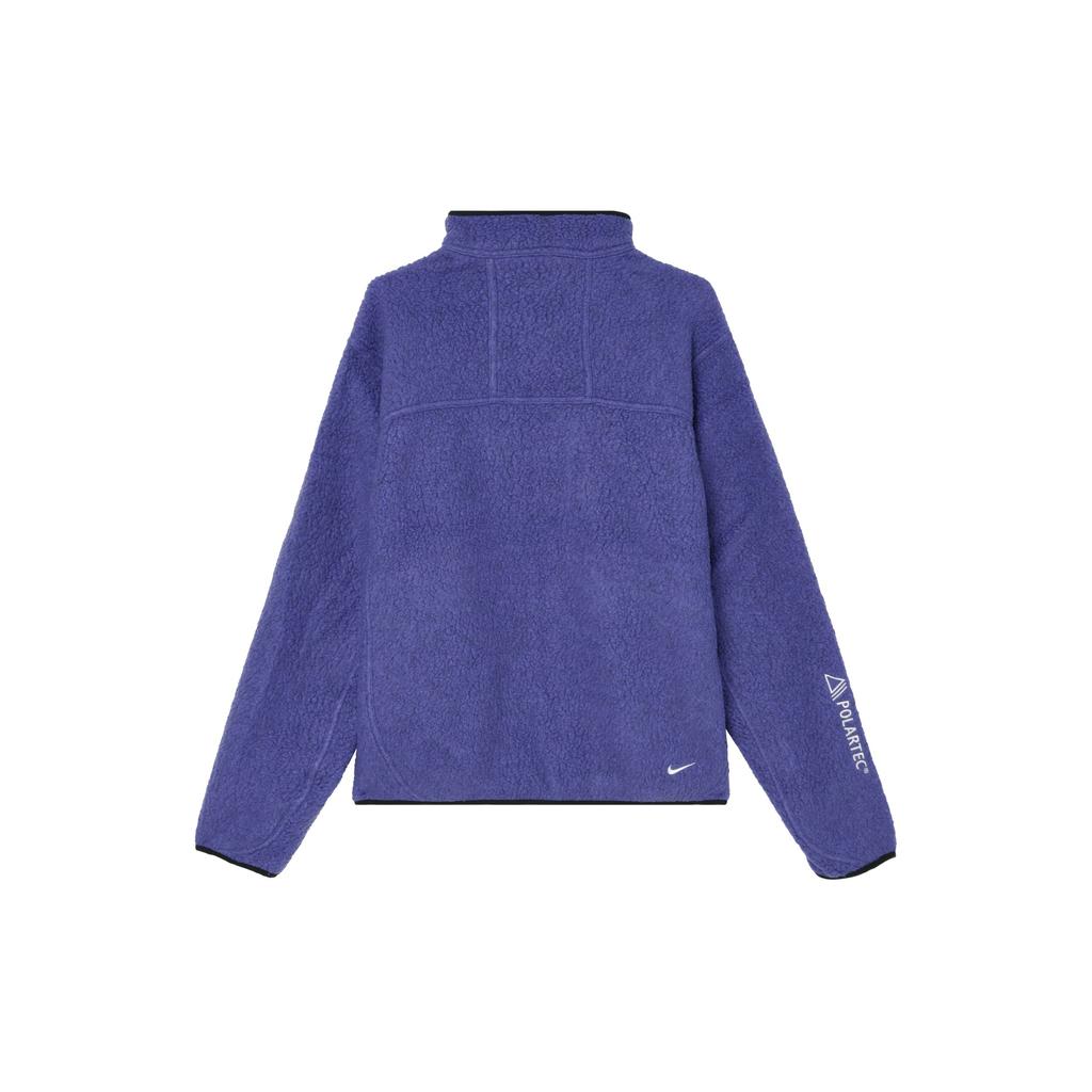 Nike ACG Color Block Zip-Up Fleece Jacket Men Outerwear Purple FN0373-510