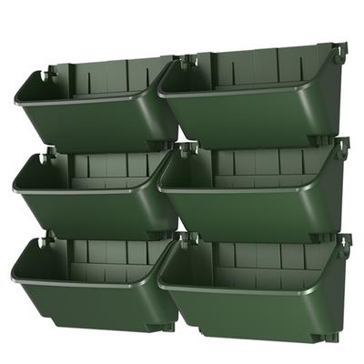 Plastic Planter Pot With Vertical Design Wall Stand Flower Pot For Indoor And Outdoor Gardening Planting Accessory