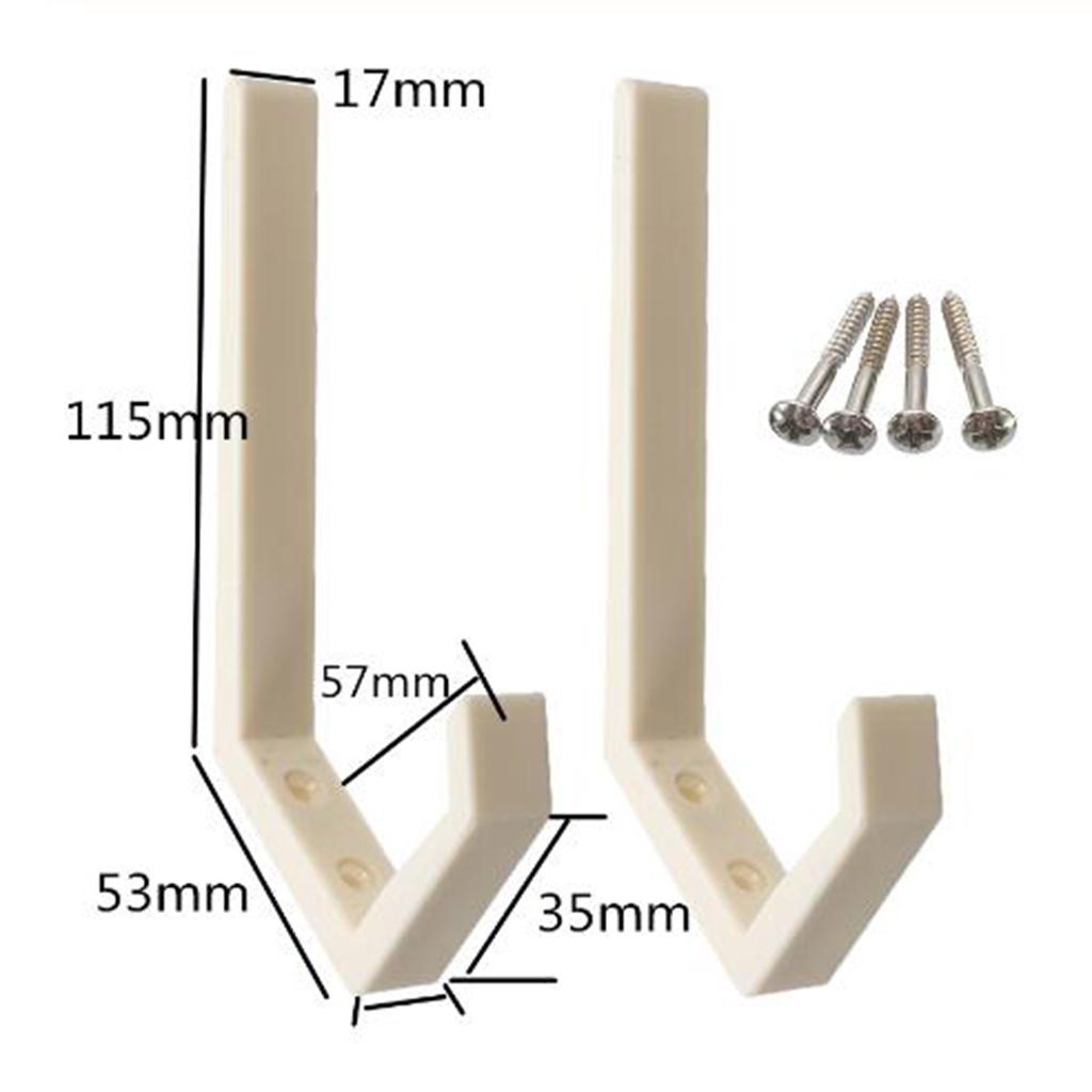 2Pcs Motorcycle Helmet Hooks Holder Display Rack Hanger Wall Mount Display Holder Coat Hats Hook Door Cabinet Luggage Bracket