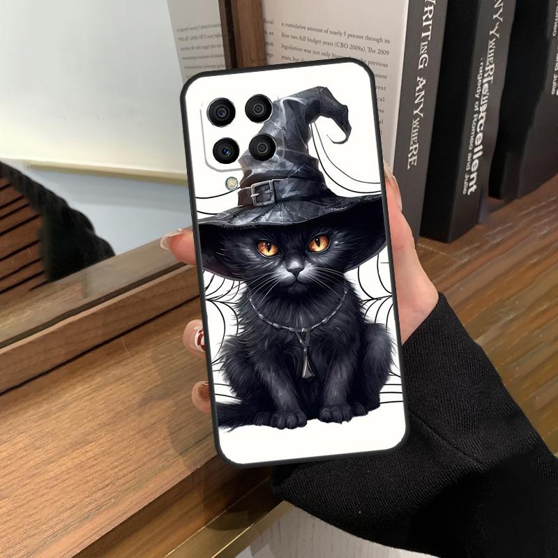 Hexe Schwarze Katze Hülle Für Samsung Galaxy M13 M53 M51 M31 M11 M14 M34 M54 M12 M32 M52 M16 M36 M56 M15 M35 M55