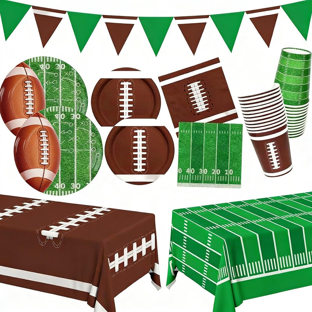 Rugby Party Party Decoration Set, Party Party Atmosphere Decoration