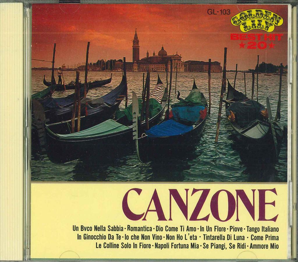 CD  - Canzone Best Hits 20 GL103 TONE Japan World Music Used