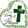 St. Patrick's Day Acrylic Sign, Not Lucky Just Blessed Gifts, Home Office Desktop Decoration, Sill Clover, Nurseries, Home Desk Living Room Acr