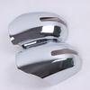2Pcs Car ABS Chrome Rear View Side Mirror Cover Trim For Mitsubishi Triton / L200 2015 - 2017 Car Styling