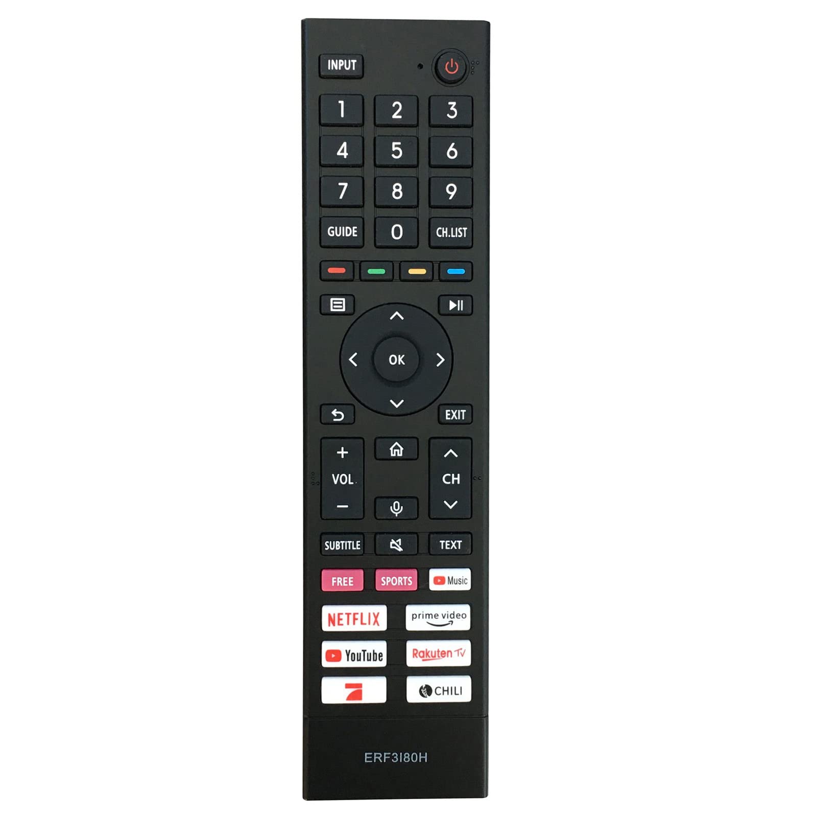 

ERF3I80H For Hisense Television Plastic Remote Control TV Replacement Remote A