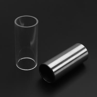 2pcs Guitar Finger Slide Kit with Glass Slide Stainless Steel Slide for Guitar Bass