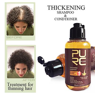 PURC Hair Care Spray imbirowy + zestaw szamponów Zestaw miękkich, puszystych, błyszczących i gęstych imbirów