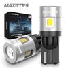 MAXGTRS 2x Two Color Switch T10 LED W5W Car Side Interior lights 12V Bulb 2835 Chips 194 168 White 6000K Parking Dome Lamps