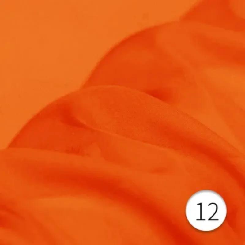 100% hedvábný šifon z moruše na metr pro Hanfu, svatební šaty, pyžama, sukně, šití DIY, tenká látka, prodyšná