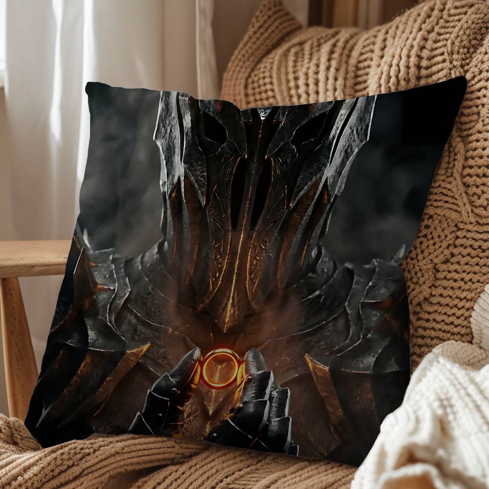 Ancient movie Lord of the Rings Pillow Case Pillow Case Living Room Sofa Cushion Cover Suitable For Home Bedroom Room Decoration
