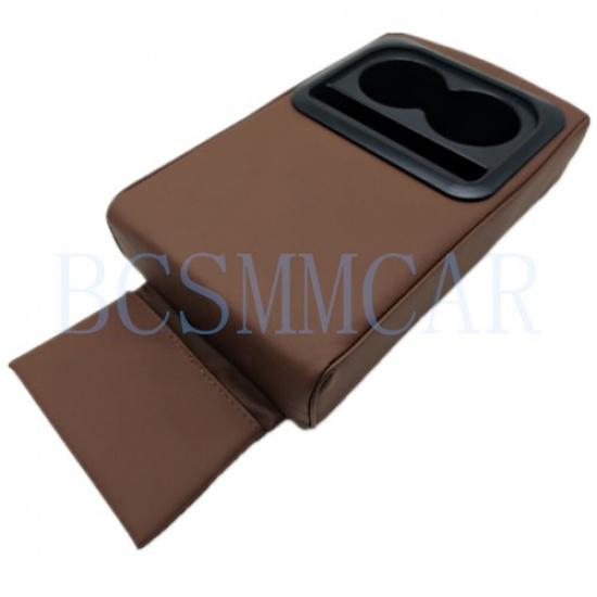 Car Armrest Cushion Cover Center Console Box Pad Protector Accessories W/Holder