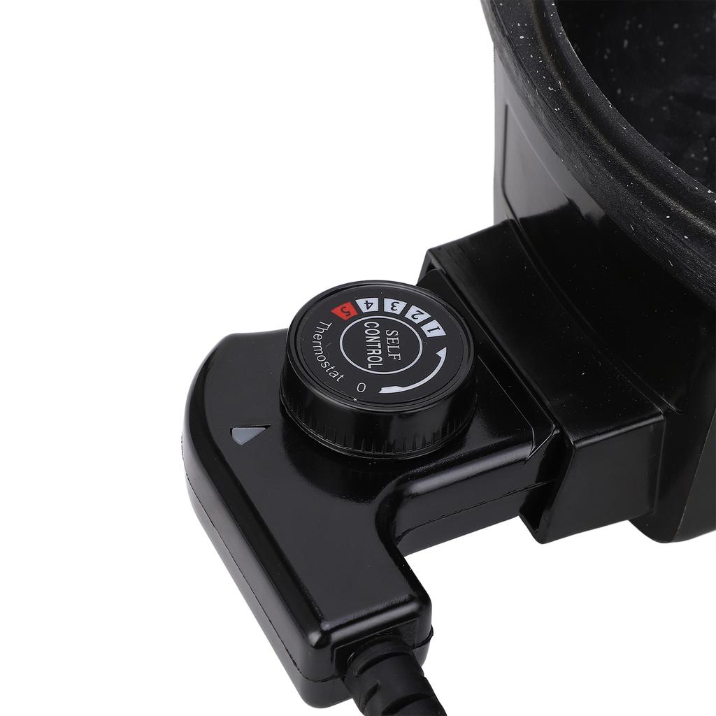2 i 1 Non Stick elektrisk grill og varm gryte med glasslokk