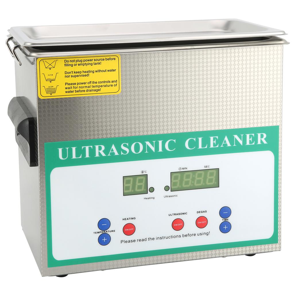 Ultrasonic Washing Machine Timed for Jewelry Ring Necklace Cleaning DK 230HTD 3.2L 120W