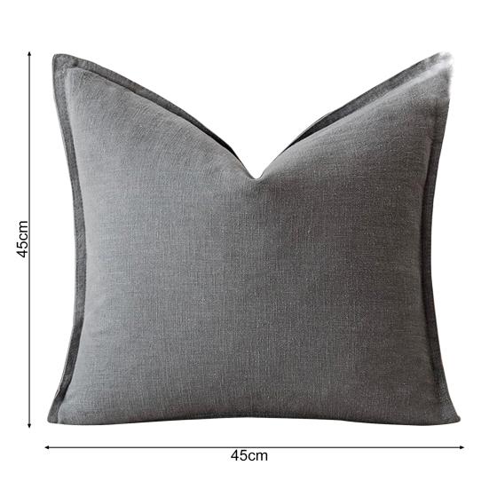 Față de pernă Culoare pură Stil boem Margine lată Decor pentru casă, birou, petrecere Dormitor