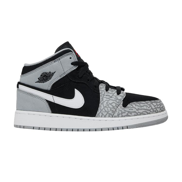 Air Jordan 1 Mid SE GS Elephant Toe 38