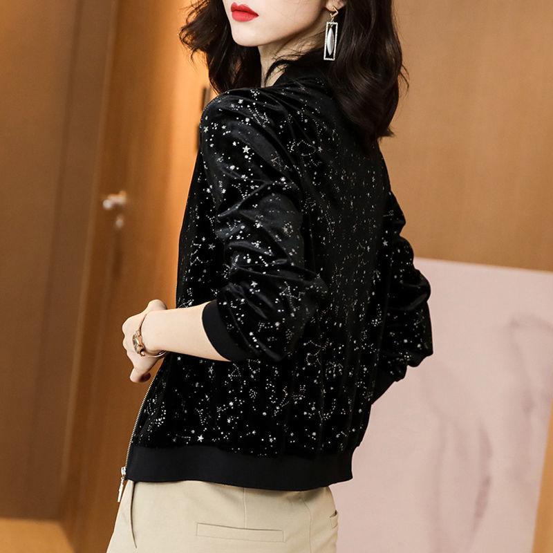 Chiffon Sunscreen Women's Baseball Jacket - Korean Style, Plus Size, Short Outerwear for Summer