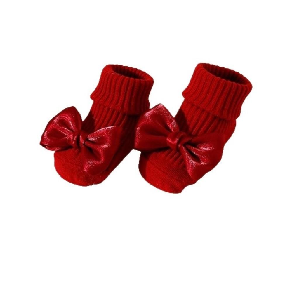 1 Paie Soft Cotton Blend Baby Floor Sock Breathable Fabric Anti-Slip Sock  Indoor Home