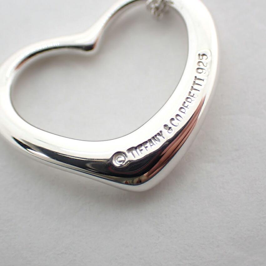 [Gebraucht] TIFFANY 925 Offener Herzanhänger/Halskette/g523-17