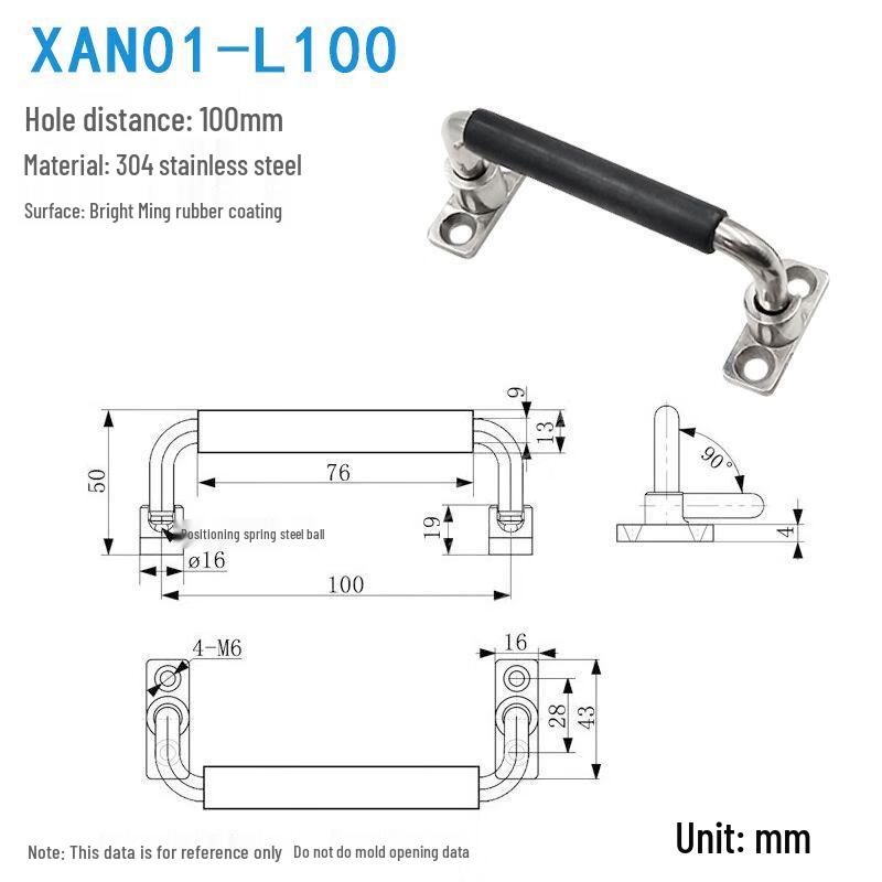 Benxinnong Folding Movable Handle with Rubber Sleeve