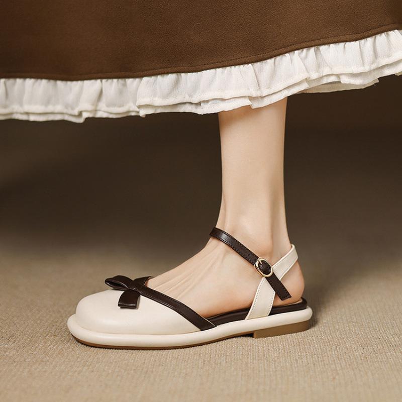 

Round head rear empty sandals women s summer women s platform sandals foot cover bag head sandals casual solid color new large size shoes 39