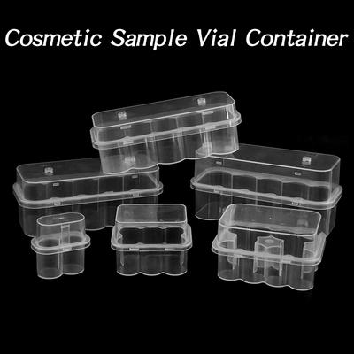 3/5/7/10mL Vial Storage Case Plastic Clear Freezer Tube Box Stackable Microtube Storage Box Refrigerator Organizer