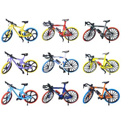 1: 8 mini model slitinová cyklistická dekorace odlévací kov Mountain Finger Simulace mini kola dárek pro chlapce