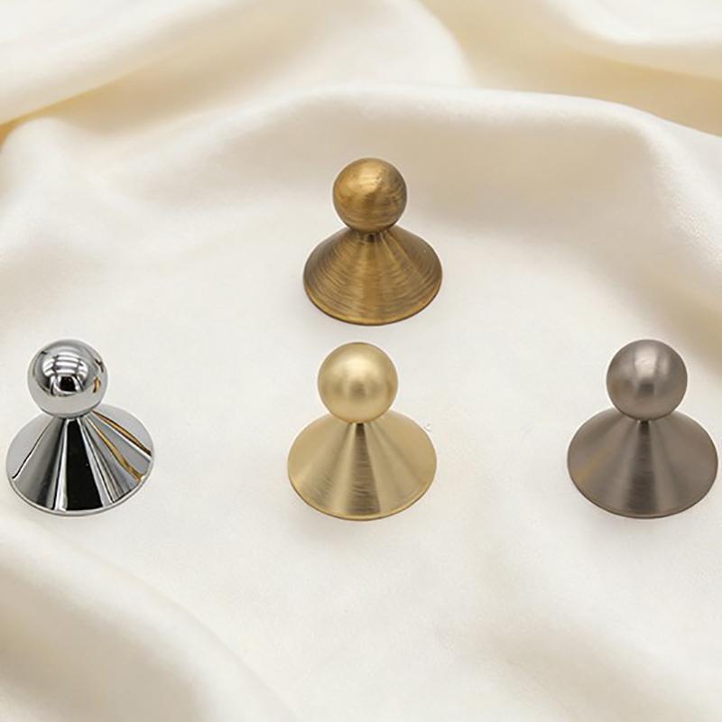 Modern Zinc Alloy Wardrobe Door Handle Single Hole Nordic Minimalist Cabinet Knob Drawer Handle Furniture Hardware