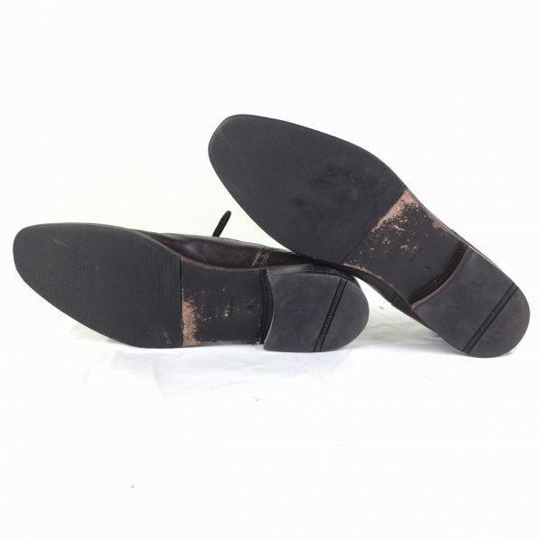 HUGO BOSS Wingtip Leather Business Shoes Brown size 8 26.5(USED)