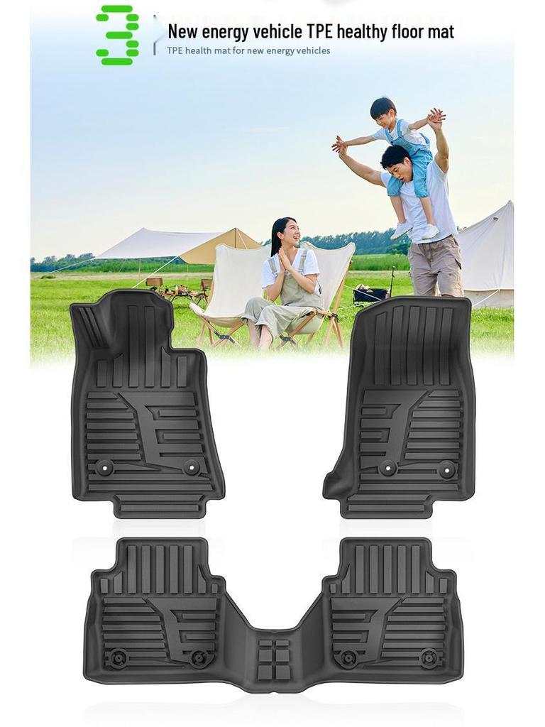 Eco-Friendly TPE Floor & Trunk Mats for 24-25 Cadillac CT5