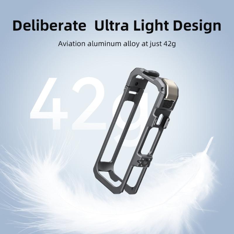 Quick Release Cage For X4 Air Action Camera Mount With Cold Shoe Full Protective Frame Case Accessories